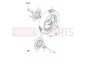 SUZUKI GSX1100F K (1989) (E02) 42 - FRONT WHEEL