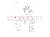 SUZUKI GSX1100F M (1991) (E02) 53 - REAR FENDER