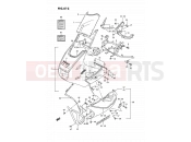 SUZUKI GSX1100F M (1991) (E02) 61C - COWLING (MODEL M E97)