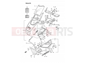 SUZUKI GSX1100F M (1991) (E02) 61D - COWLING (MODEL M 19A)