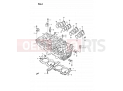 SUZUKI GSX1100F N (1992) (E02) 2 - CYLINDER HEAD