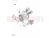 SUZUKI GSX1100 D (1983) 11 - STARTER CLUTCH