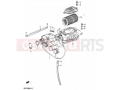 SUZUKI GSX1100 D (1983) 19 - AIR CLEANER (MODEL D)