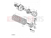 SUZUKI GSX1100 D (1983) 22 - CLUTCH