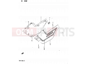 SUZUKI GSX1100 D (1983) 61 - FRAME COVER (GSX1100ESD)