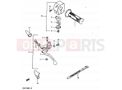 SUZUKI GSX1100 D (1983) 78 - LEFT HANDLE SWITCH (MODEL D)