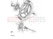 SUZUKI GSX1100 D (1983) 72 - FRONT WHEEL (GSX1100ED/EXD/ESD)