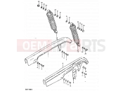 SUZUKI GSX1100 X (1999) 81 - CHAIN CASE - REAR SHOCK ABSORBER