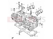 SUZUKI GSX1100E / GSX1100ES / GSX1100EF / GS1150EF G (1986) 2 - CYLINDER HEAD