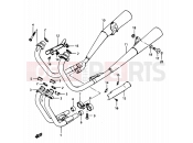 SUZUKI GSX1100E / GSX1100ES / GSX1100EF / GS1150EF G (1986) 15 - MUFFLER