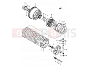 SUZUKI GSX1100E / GSX1100ES / GSX1100EF / GS1150EF G (1986) 17 - CLUTCH
