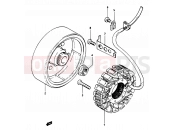 SUZUKI GSX1100E / GSX1100ES / GSX1100EF / GS1150EF G (1986) 21 - GENERATOR