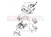 SUZUKI GSX1100E / GSX1100ES / GSX1100EF / GS1150EF G (1986) 31 - TAILLAMP - LICENSE LAMP