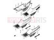 SUZUKI GSX1100E / GSX1100ES / GSX1100EF / GS1150EF G (1986) 48 - FRAME COVER (GSX1100ESE/ESF/ESG)