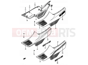 SUZUKI GSX1100E / GSX1100ES / GSX1100EF / GS1150EF G (1986) 49 - FRAME COVER (GSX1100EFE/EFF/EFG)