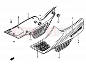 SUZUKI GSX1100E / GSX1100ES / GSX1100EF / GS1150EF G (1986) 50 - FRAME COVER (GSX1100EFE E02)