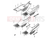 SUZUKI GSX1100E / GSX1100ES / GSX1100EF / GS1150EF G (1986) 51 - FRAME COVER (GS1150ESF/EFF/EFG)