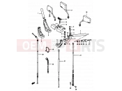 SUZUKI GSX1100E / GSX1100ES / GSX1100EF / GS1150EF G (1986) 60 - HANDLEBAR (GSX1100EF/EG)