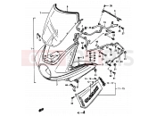 SUZUKI GSX1100E / GSX1100ES / GSX1100EF / GS1150EF G (1986) 78 - COWLING (GSX1100ESF)