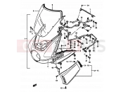 SUZUKI GSX1100E / GSX1100ES / GSX1100EF / GS1150EF G (1986) 79 - COWLING NGS1150ESF E06)
