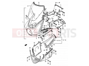 SUZUKI GSX1100E / GSX1100ES / GSX1100EF / GS1150EF G (1986) 82 - COWLING (GSX1100EFE E02)