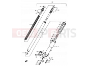 SUZUKI GSX1100E / GSX1100ES / GSX1100EF / GS1150EF G (1986) 52 - FRONT DAMPER