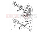 SUZUKI GSX1100E / GSX1100ES / GSX1100EF / GS1150EF G (1986) 73 - REAR WHEEL