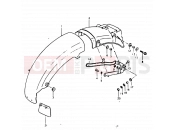 SUZUKI GSX1100E X (1999) 82 - REAR FENDER