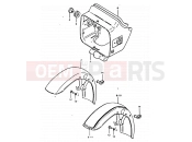 SUZUKI GSX1100E X (1999) 70 - HEADLAMP HOUSING - FRONT FENDER