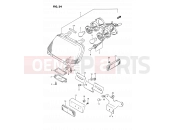 SUZUKI GSX1100G M (1991) (E02) 34 - REAR COMBINATION LAMP