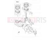 SUZUKI GSX1100G N (1992) (E02) 8 - CRANKSHAFT
