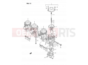 SUZUKI GSX1100G N (1992) (E02) 13 - CARBURETOR
