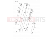 SUZUKI GSX1100G N (1992) (E02) 50 - FRONT DAMPER