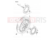 SUZUKI GSX1100G N (1992) (E02) 52 - FRONT WHEEL