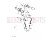 SUZUKI GSX1100X D (1983) 13 - CAM SHAFT - VALVE (MODEL D)