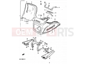SUZUKI GSX1100X D (1983) 98 - COWLING (GSX1100ESD)