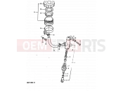 SUZUKI GSX1100X D (1983) 97 - REAR MASTER CYLINDER