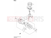 SUZUKI GSX1250FA L0 (2010) Bandit (E03,E28,E33) 8 - CRANKSHAFT