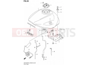 SUZUKI GSX1250FA L0 (2010) Bandit (E03,E28,E33) 39 - FUEL TANK