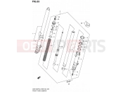 SUZUKI GSX1250FA L0 (2010) Bandit (E03,E28,E33) 53 - FRONT DAMPER