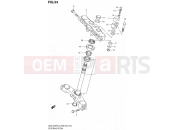 SUZUKI GSX1250FA L0 (2010) Bandit (E03,E28,E33) 54 - STEERING STEM