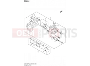 SUZUKI GSX1250FA L0 (2010) Bandit (E03,E28,E33) 64 - REAR CALIPER