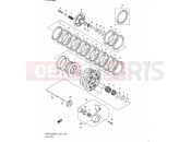 SUZUKI GSX1250FA L1 (2011) Bandit (E21) 23 - CLUTCH