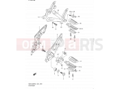 SUZUKI GSX1250FA L1 (2011) Bandit (E21) 40 - FOOTREST