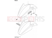 SUZUKI GSX1250FA L1 (2011) Bandit (E21) 45 - FRONT FENDER