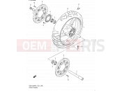 SUZUKI GSX1250FA L1 (2011) Bandit (E21) 58 - FRONT WHEEL
