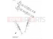 SUZUKI GSX1250FA L1 (2011) Bandit (E24) 11 - CAM SHAFT - VALVE