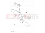 SUZUKI GSX1250FA L1 (2011) Bandit (E24) 47 - HANDLE LEVER