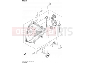 SUZUKI GSX1250FA L2 (2012) Bandit (E03,E28,E33) 35 - HEADLAMP