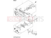 SUZUKI GSX1250FA L2 (2012) Bandit (E03,E28,E33) 37 - REAR COMBINATION LAMP